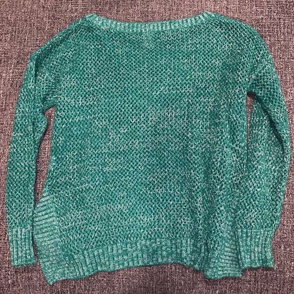 Green knit sweater - Picture 4 of 6